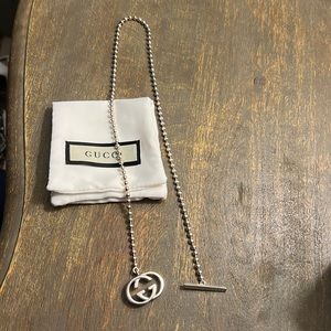 Gucci ball chain necklace